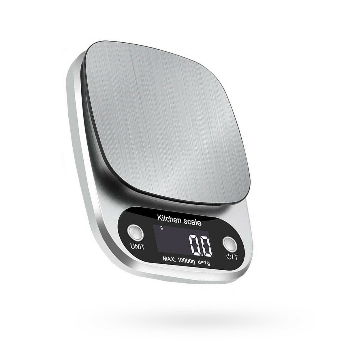 Digital kitchen food scale stainless steel platform