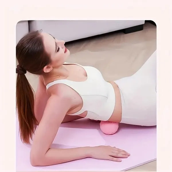 Rechargeable Vibration Massage Ball - Electric Deep Tissue Massager for Neck, Back & Feet, USB Charging, Portable Muscle Recovery