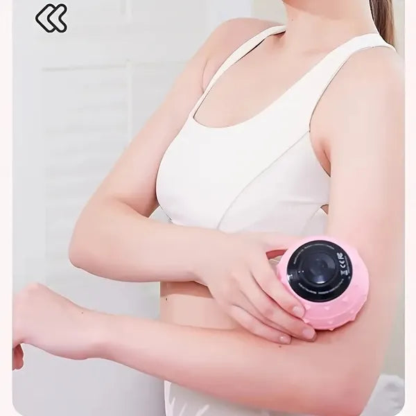 Rechargeable Vibration Massage Ball - Electric Deep Tissue Massager for Neck, Back & Feet, USB Charging, Portable Muscle Recovery