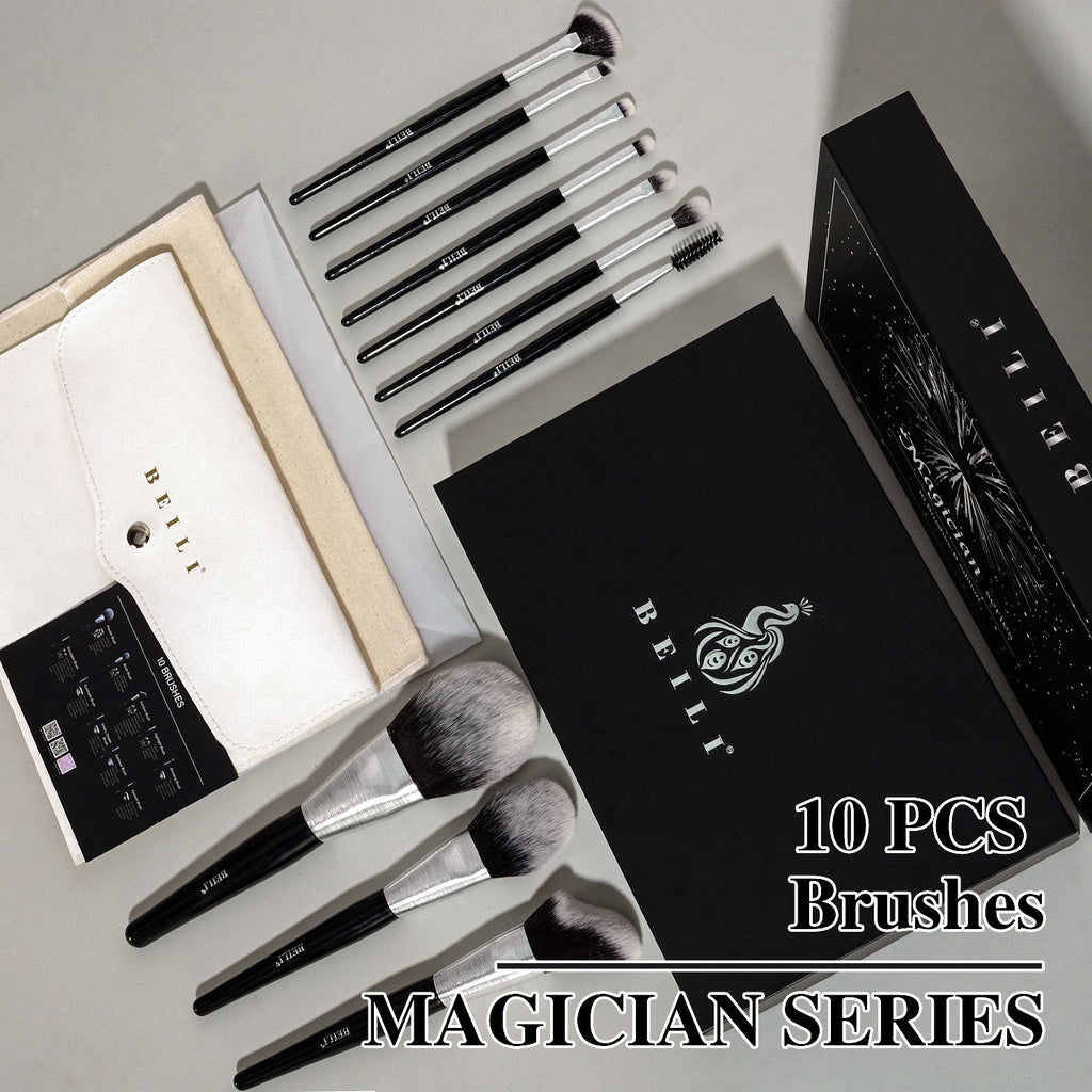 Foundation blending makeup brush soft bristle detail