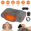 3-in-1 neck massager pillow with heat and air compression