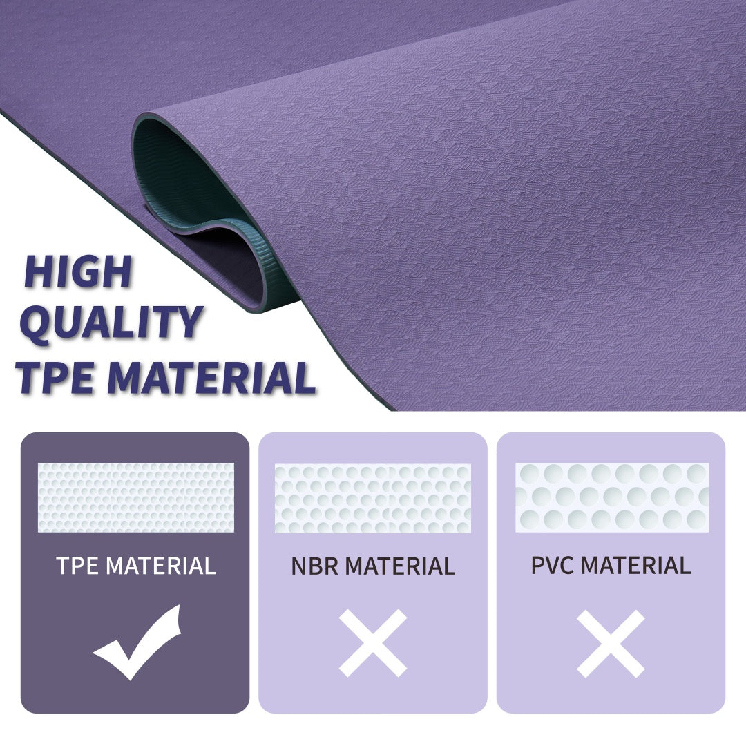 Professional fitness mat for home gym use