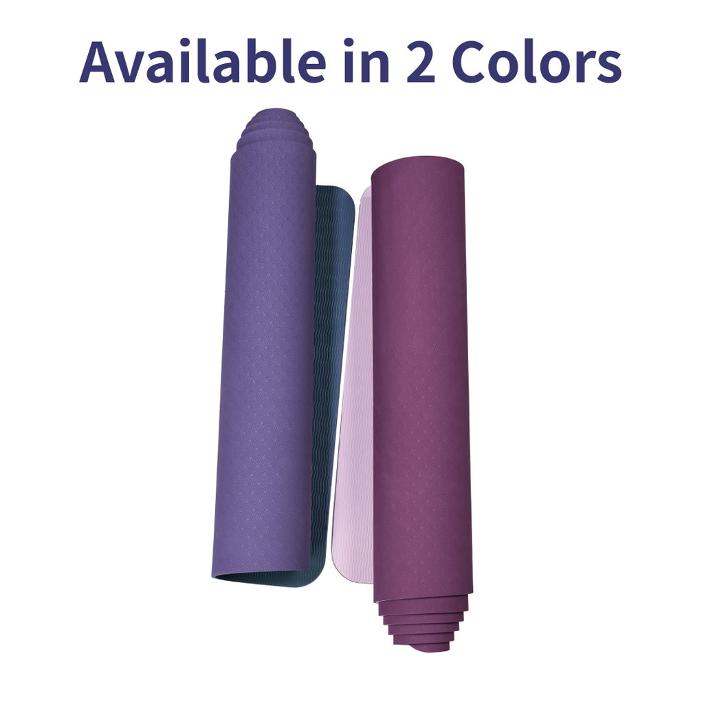Non-slip yoga mat 72x24 inch for pilates and fitness